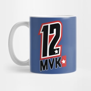 Maverick Viñales 12 Motorcycle Racer Mug